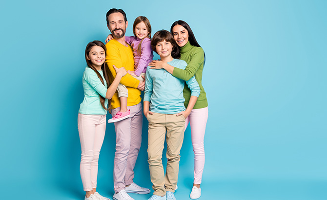 Une famille bien protégée avec la mutuelle famille
